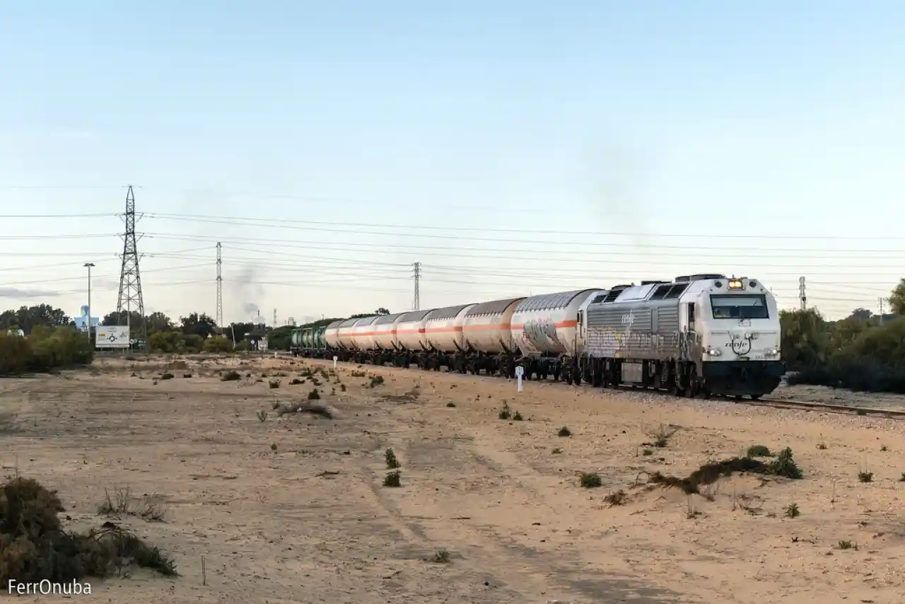 Renfe Mercancías pierde el tráfico de Villalonquejar – Huelva/Puertollano